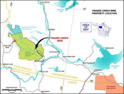 Prairie Creek Property Locator Map