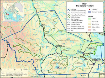 Dehcho Region Map